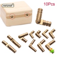 MERLYMALL 10Pcs Barrel Hinge Folded Practical Connector Soft Close Concealed Pure Copper Furniture Hardware