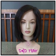 WIG RAMBUT ASLI - WIG WANITA - WIG BOB-1 25CM - BLACK