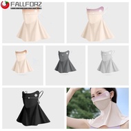 AFALLFOR Face Cover, Sunscreen Veil UV Protection Ice Silk Mask, Adjustable Face Mask Face Scarves Gradient Face Gini Mask Outdoor
