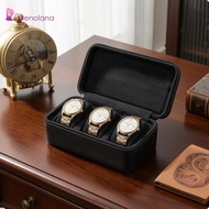 [Menolana] Compact watch box with 3 slots, portable watch box with 3 Green 3-slot