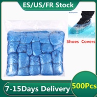 100/200/500Pcs Shoes Cover Case Disposable Plastic Anti Droplet Dust Rain Shoe Covers Disposable Wat
