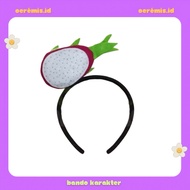 DRAGON FRUIT CHARACTER HEADSET / DRAGON FRUIT COSPLAY HEADSET / DRAGON FRUITS HEADSET