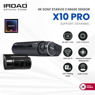(Free 128GB) IROAD X10 Pro Dash Cam I 4K Sony STARVIS 2 I 5Ghz Wi-Fi