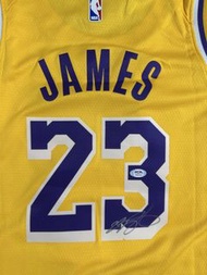 LeBron James LBJ 籃球簽名球衣 PSA DNA 鑑定認證 勒邦占士 LA Lakers 美國 NBA 親筆簽名