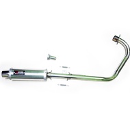 DBS Motorcycle Exhaust Muffler for TMX 155 / TMX 125 / STX (Silver)