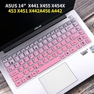 READY SROCKING Asus Keyboard Cover Protector 14 Inch Asus X455L X454L X453M X451M A456U A442U X451 X441U X442U X441N X441S X441M X44H S400CA K455 K45V X451C K401U W419L Laptop Keyboard Skin Sticker