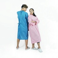 LINCURT - Unisex Long Sleeve Plain and Patterned Hospital Inpatient Gown