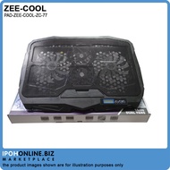 Zee-Cool ZC-77 Gaming Laptop Cooler Adjustable Speed USB Ports 2 Cooling Fan Laptop Cooling Pad | Ip