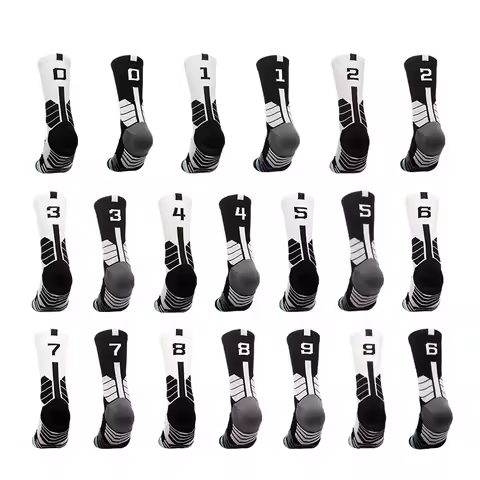 1piece(half pair) Basketball Thicken Sports Stocking Big Kid Youth Teens Men Women Skateboard Towel 