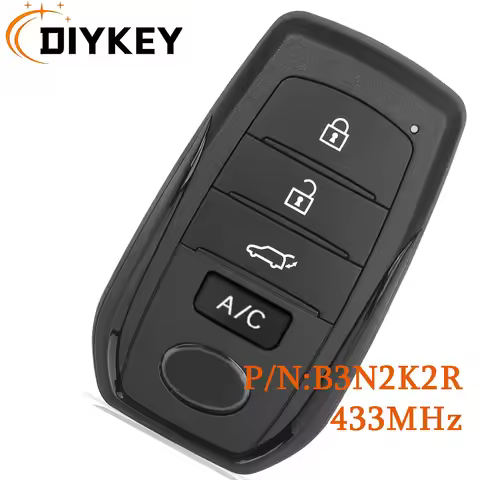 DIYKEY B3N2K2R Smart Remote Key Fob for Toyota Land Cruiser 2022 2023 2024 2025 433MHz/434MHz P4 BA 