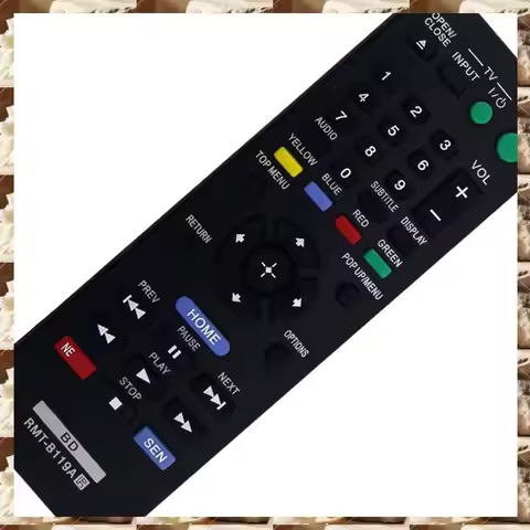 Electronexus-RMT-B119A Remote Control For Sony Blu-Ray Disc DVD Player BDP-BX59 BDP-S390 BDP-S590 BD