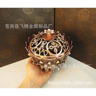 Incense Burner Alloy Offering Incense Burner Large Incense Burner Incense Burner Lotus Hall Cone Eig
