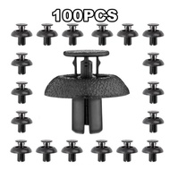 100PCS Car Clip Bumper Fastener Clip 7mm Vios NCP150 NCP93 Estima Alphard Vellfire Camry Altis Radia