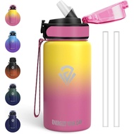 Water Bottle, 16.9 fl oz (500 ml), For Children, Carbonated, Direct Drinking, Lightweight, Portable,