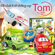 Smart track puzzle, Railway car toy, car track assembly puzzle