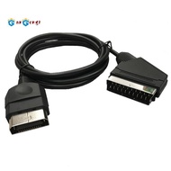 gangong1.8M/70.87in RGB SCART Cable 24Pin High Difination Fit for TV AV, Scart RGB Cable for  360 Ga