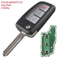 315Mhz 3 Buttons Upgraded Remote Car Key with ID46 Chip