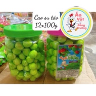 Wholesale box of chewing gum, childhood apple gum 650gr -150 chewing gum, apple gum