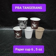 paper hot cup 6.5oz cup kopi gelas jasuke per pack 50 pcs