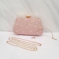 Model Terbaru! Clutch Pesta Tas Pesta Diamond Mewah 26399 Cantik Elegan
