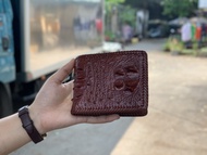 [HCM]Ví Da Cá Sấu 2 Mặt Đan Viền [GÙ CÁ SẤU RẤT ĐẸP] - Ví Đan Viền 01 Mặt