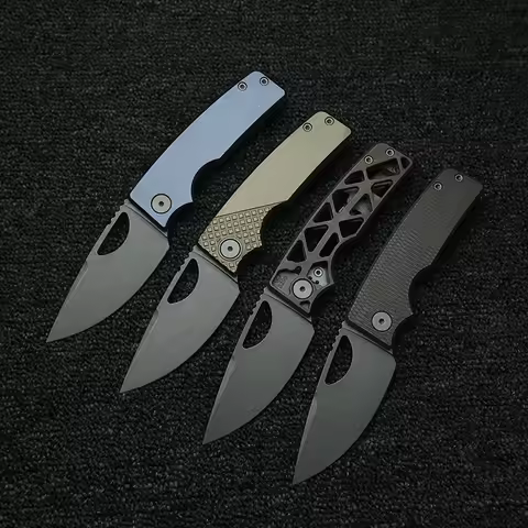 LEMIFSHE OZ Rosie Real m390 Blade Titanium handle Copper Gasket Pocket EDC Tool Camping Outdoor Fold