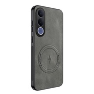Faux Leather Magnetic Phone Case For Vivo V70 V60 V50 V40 V30 Pro Lite FE X300 X200 Pro FE Y500i Y30