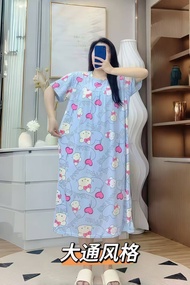 [ส่งเร็วพิเศษ!]ชุดนอนสตรี 6XL สามารถรับน้ำหนักได้สูงสุด 110 กก. มีหลายรูปแบบให้เลือก