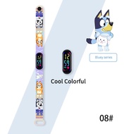 Bluey Anime Watch Kids Wristwatch Sports Bracelet Digital Clock Perfect Gift for Childrens Cartoon W