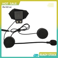  BT12 Motorcycle Helmet Headset Bluetooth-compatible Intercom Hands-free Microphone Earphone