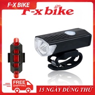 FXBIKE USB Rechargeable Super Bright Bicycle Light – Waterproof, 6–8h Battery