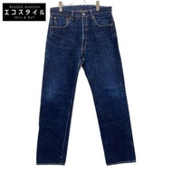 二手 Levi's J09A J03731 0202 501XX Big E 靛藍色牛仔褲，尺寸 W34