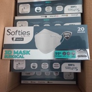Masker Softies 3D 20 Pcs New Stock