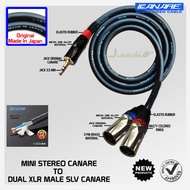 HP made in japan - Audio cable sound cable/ 3.5 mm Mini Stereohp CN to XLR Male CN SLV - JUAN AUDIO