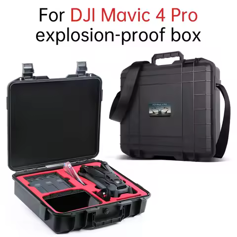 Carry Case For DJI Mavic 4 Pro Explosion-Proof Box Portable Hard Shell Case For Mavic 4 Pro RC 2/RC 