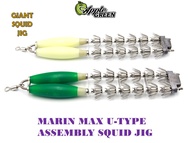 MARINMAX U-TYPE ASSEMBLY SQUID JIG (Giant Squid Jig) - Candat Sotong Candok