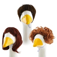 Funny Goose Personality Wig Butt Hair Accessories Balcony Clothes D0m2