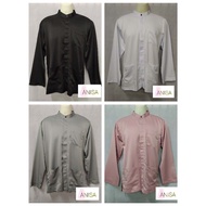 BAJU MELAYU RAIHAN BERKOLAR (BAJU SAHAJA)