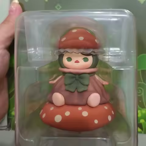 In Stock POP MART Pucky Anime Action Figures Toys Blind Box Kawaii Elf Hanging Card Dolls Cute Decor