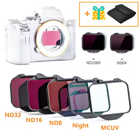Clip-in CMOS Protector MC UV ND8 ND16 ND32 ND64 ND1000 Night Filter for Sony A7R V A7 IV A7S III II 