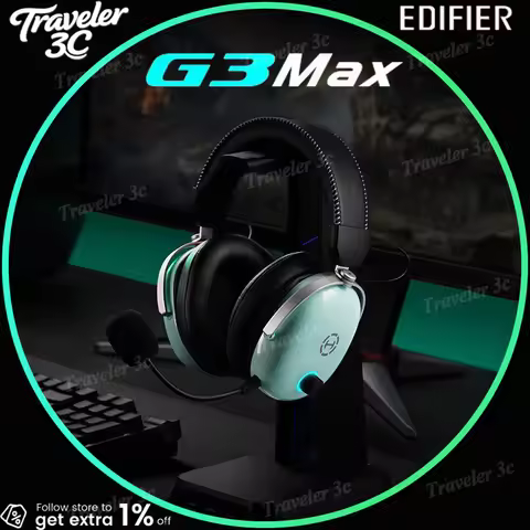 EDIFIER HECATE G3 MAX 280g Lightweight Wireless Gaming Headphones Customized THX Spatial Effects Clo