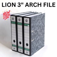 LION 3" ARCH FILE 403 / BLACK RING FILE
