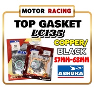 GASKET TOPSET TOP SET ASHUKA STD 57MM 60MM 62MM 63MM 65MM 66MM 68MM 70MM 72MM COOPER HEAD GASKET LC1