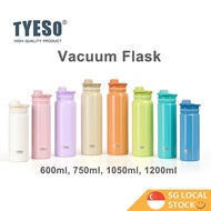 TYESO Thermal Flask Tumbler Water Bottle Vacuum Insulated Stainless Steel Bottle