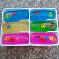 Gudetama Large Slide Bag with Sparkling Star Pattern, Non-Stick Slide Bag