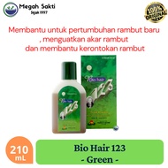 Bio Hair 123 (Green) 210 mL / Hair Tonic Penumbuh Rambut Alami