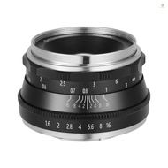 Andoer 35mm F1.6 Manual Focus Lens Large Aperture Compatible with Fujifilm Fuji X-A1/X-A10/X-A2/X-A3