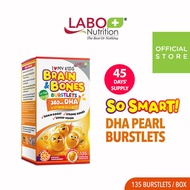 ★ LABO Kids DHA Brain and Bone Burstlets ★ Omega 3 DHA Fish Oil + Vitamin D3 - Smarter Learning