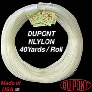 1 Roll Tali Pancing Dupont Nylon 40Y Heavy Duty Dupont Nylon Line – 40 Yards Fishing Leader