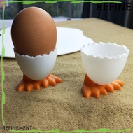 REFINEMENT 1/2/4Pcs Kitchen Supplies Boiled Opener Creative Eggs Container